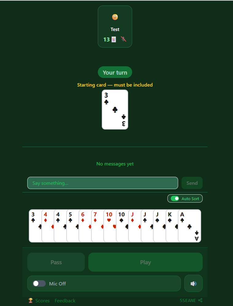 Daideeonline game in progress